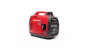 3/4 front side view of Ultra-Quiet 2200i generator on white space.     